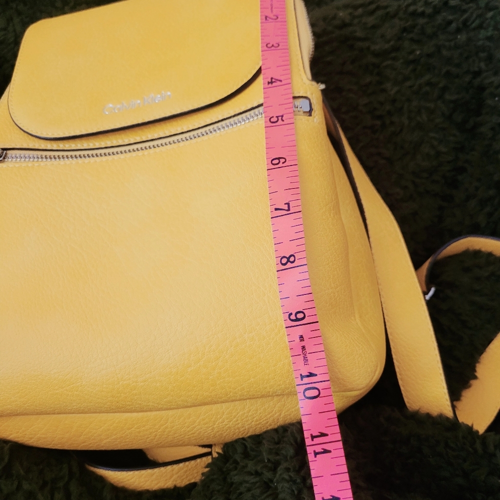 Calvin Klein Yellow Backpack - Picture 3 of 10
